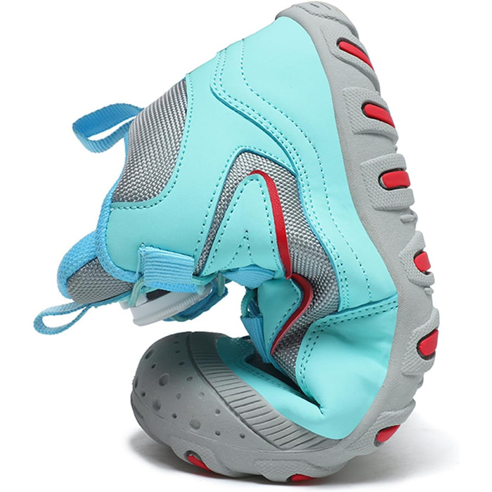 Дитячі трекінгові черевики Kinder: водонепроникні, зручні, дихаючі, антиковзаючі, розміри 27-37, блакитні