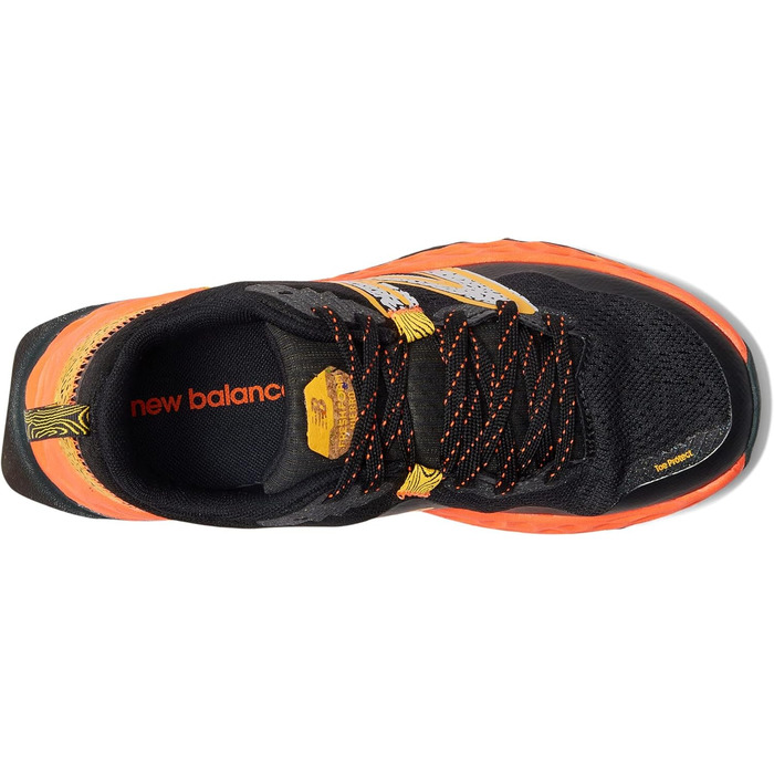 Кросівки New Balance Fresh Foam Hierro v7 для хлопчиків (старші діти) чорного кольору з неоновим відтінком Dragonfly, розмір 3.5 Big Kid M