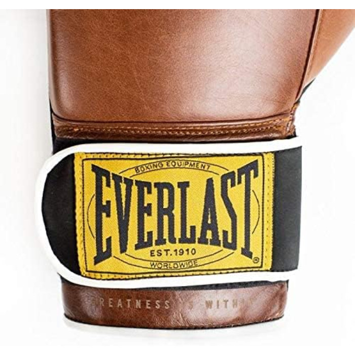 Боксерські рукавички Everlast 1910 Classic, унісекс, 12oz, коричневі, для тренувань
