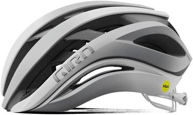 Велошолом Giro Aether MIPS середній 55-59 см білий/срібний