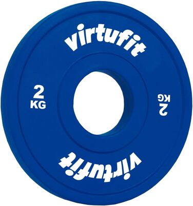 Олімпійський фракційний диск VirtuFit 2 кг, синій, для штанги