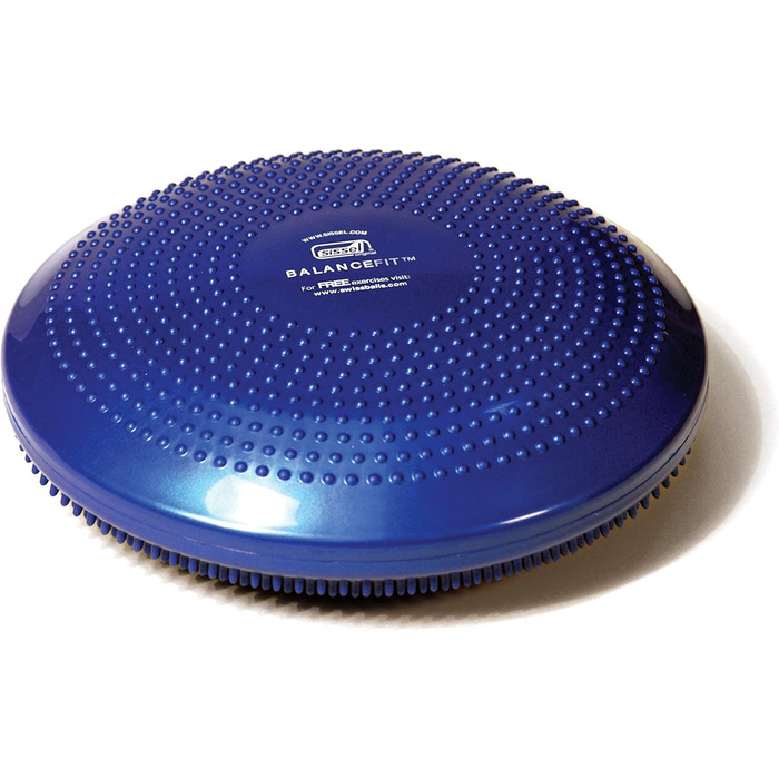 SISSEL® Balancefit® - балансборд для тренування всього тіла, координації та масажу | Зроблено в Німеччині | Ø32 см, 7 см, до 130 кг, блакитний