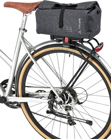 Велосумка VAUDE ReCycle Shopper Uniklip, чорна, універсальний розмір, на багажник