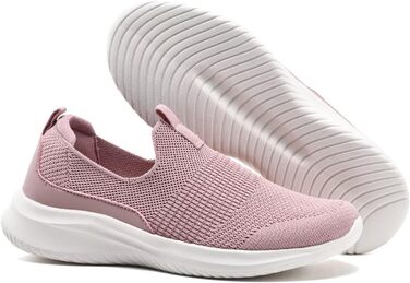 Жіночі кросівки для ходьби та тенісу TIOSEBON, дихаючі, легкі, slip-on, Mauve (42 EU)