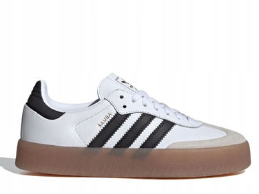 Жіночі кросівки adidas Sambae JI1349 білі, шкіряні, 38 2/3
