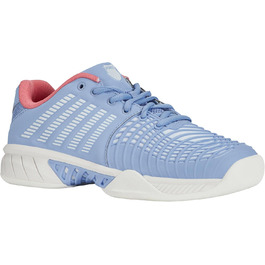 Жіноче кросівки K-Swiss Express Light 3 для тенісу на килимі, 39 EU, Open Air, білий/полуниця-лайм