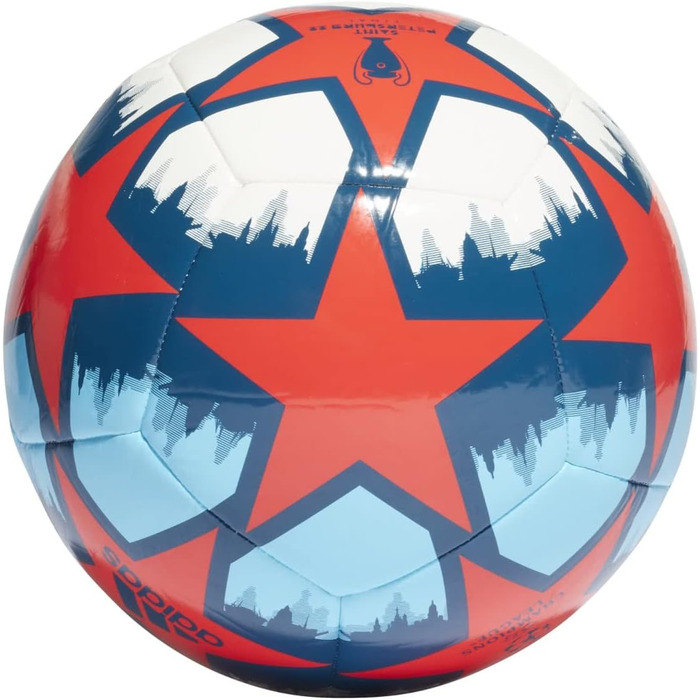 М'яч футбольний Adidas UCL Finale Club St. Petersburg, синій, розмір 5, унісекс