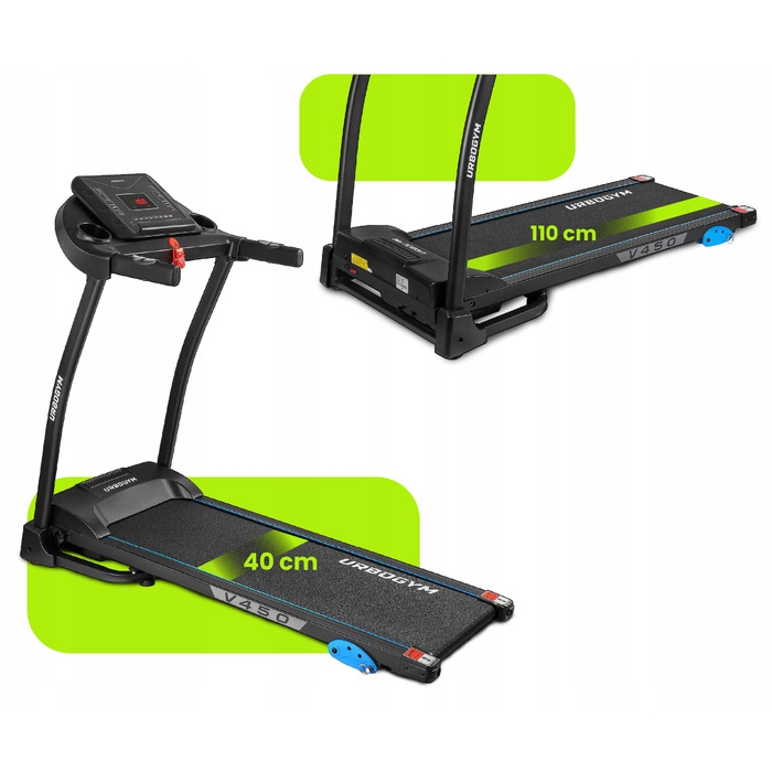 Електрична бігова доріжка Urbogym V450 (до 120 кг)
