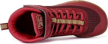 Жіночі борцівські черевики для боксу з плоскою підошвою (36 EU, широкі, червоні, однотонні)