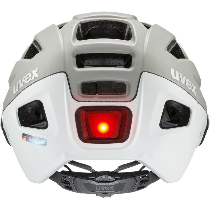 Велосипедний шолом Uvex Finale Visor з LED-ліхтарем, міський, унісекс, захисний, фільтр категорії 1