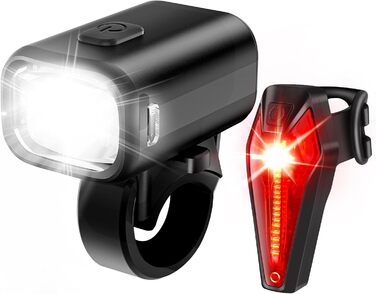 LED фара на велосипед з USB зарядкою, 1000mAh акумулятор, StVZO сертифікат, водонепроникність IPX5, для велосипедів, шосе, MTB, Ebike