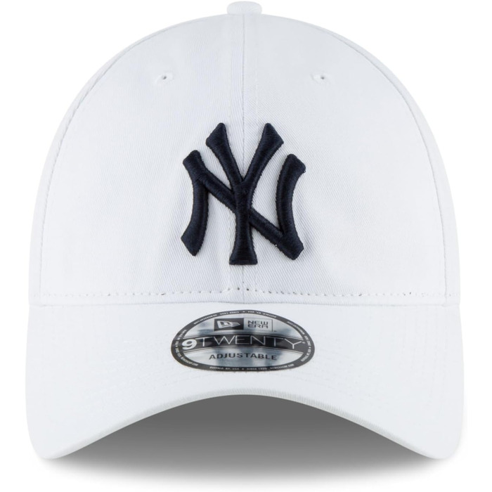 Кепка New Era MLB Classic Core 9Twenty з логотипом New York Yankees, біла