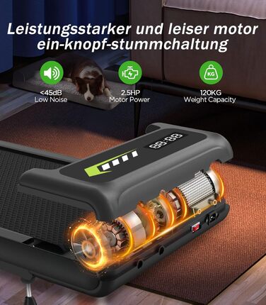 Біговий доріжки Cozary для дому з нахилом, 4 в 1, складаний, 8 км/год, 2.5HP, з пультом дистанційного керування та LED-дисплеєм
