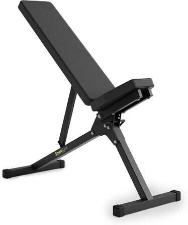 Регульована універсальна лава для жиму Marbo Sport SG-11, чорна, мультифункціональна тренувальна лава для фітнесу та бодібілдингу