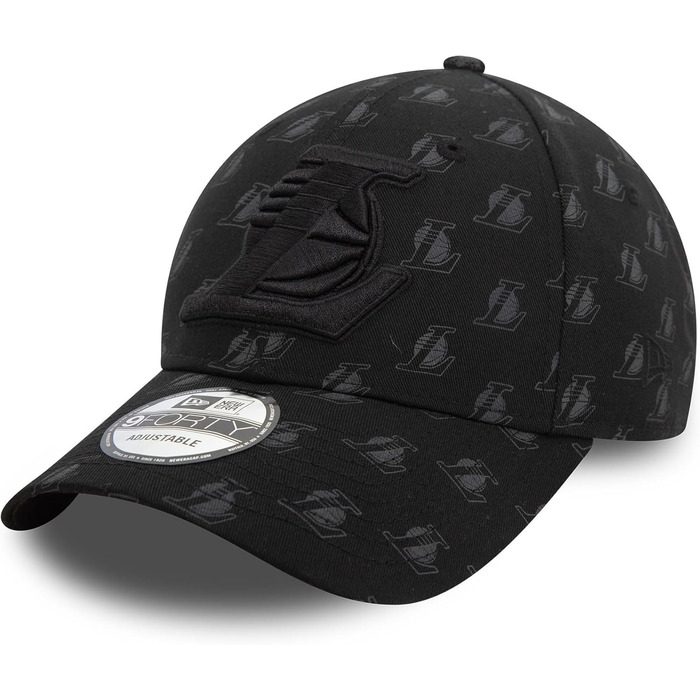Кепка New Era NBA 9Forty, Los Angeles Lakers, регульована, кепка з вигнутим козирком, офіційний логотип команди, універсальний розмір