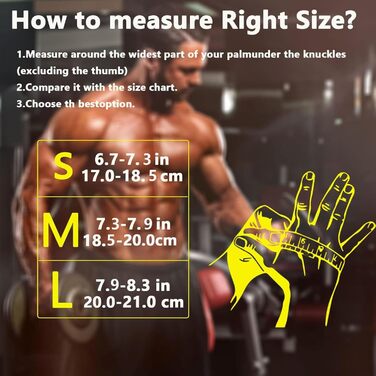 Фитнес рукавички з підтримкою зап'ястя, спортивні рукавички для тренувань чоловічі/жіночі для залу, силових тренувань, важкої атлетики, спорту, бодібілдингу