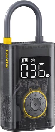 Електричний портативний компресор Fanttik X9 Pro 150 PSI з LED для авто, велосипедів, мотоциклів та м'ячів
