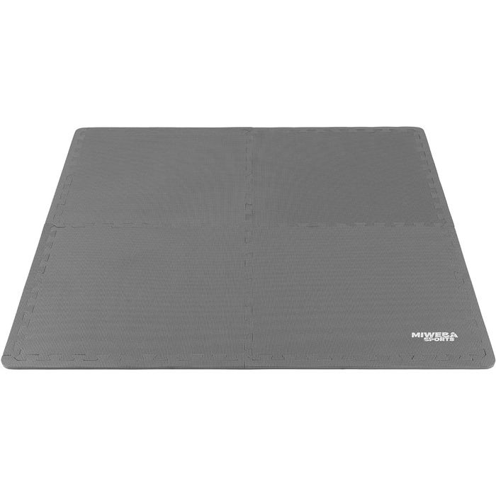 Захисний килимок Miweba Sports BS50/BS100, 8 або 18 елементів, 1,7/3,175 м², пазлова спортивна, фітнес, йога, гімнастика