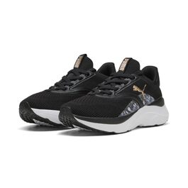 Жіночі бігові кросівки PUMA Softride Mayve Bloom WNS, чорні з рожевим золотом, розмір 38.5 EU