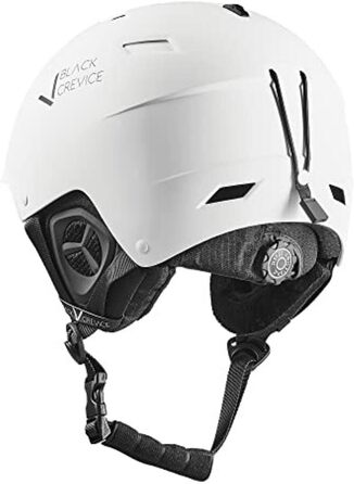 Чорний шлем для катання на лижах GERLOS I з вентиляцією, унісекс, з тримачем для маски (54-57 см)