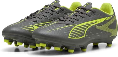 Жіночі футбольні бутси PUMA Ultra 5 Play FG/AG, 36 EU, Matte Aged Silver Yellow Alert Puma Aged Silver