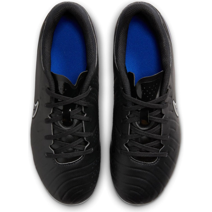 Дитячі футбольні бутси Nike Legend 10 Academy FG/MG - чорний, хромований, синій (35 EU)