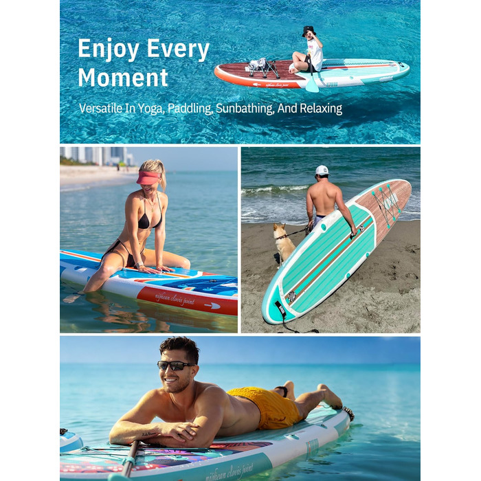 Надувне SUP-борд Niphean з сидінням та аксесуарами, 320 см, для 2 осіб, до 200 кг, для будь-якого рівня майстерності