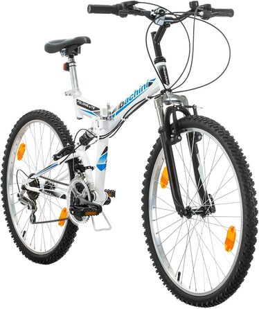 Складаний велосипед Multibrand Probike 26 дюймів, 18 швидкостей, повна амортизація, для чоловіків і жінок, зріст 160-180 см