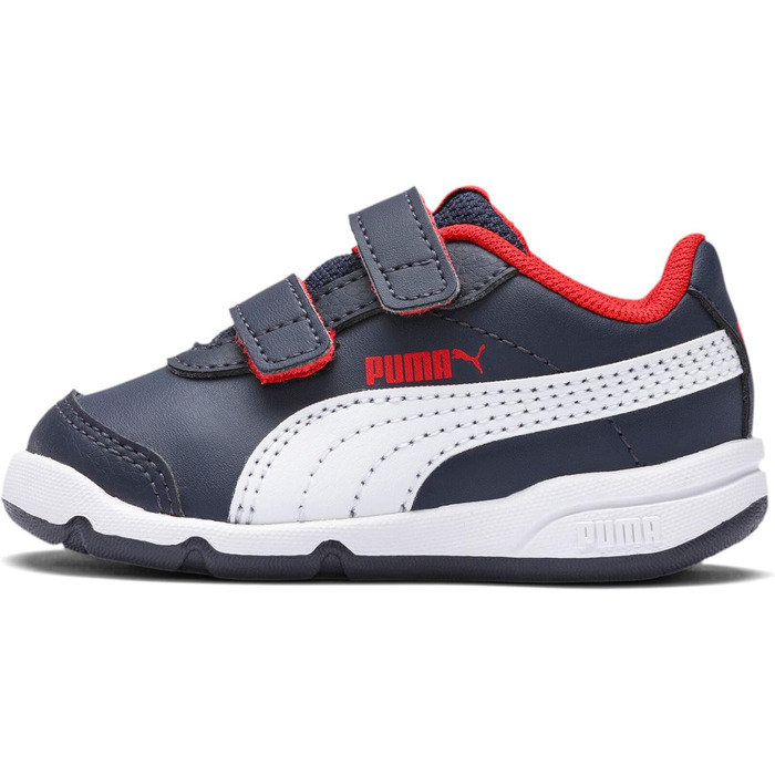 Дитячі кросівки PUMA Stepfleex 2 Sl V Inf - Peacoat White Flame Scarlet