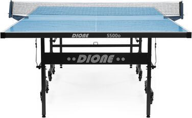 Стіл для пінг-понгу Dione S500o 6mm розкладний Outdoor, 55 кг, швидка установка (10 хвилин)