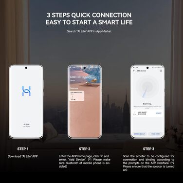 Електросамокат LEQISMART, 40 км, 350 Вт, 9'' колеса, 10.4 А·год, APP, для дорослих і підлітків