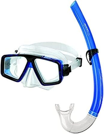 Набір для підводного плавання Mares Starfish 12 Blue для дорослих: маска та трубка