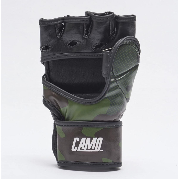 Рукавички для MMA Leone 1947 Mimetic Camo Зелені XL, тренувальні рукавички для греплінгу та фріфайту