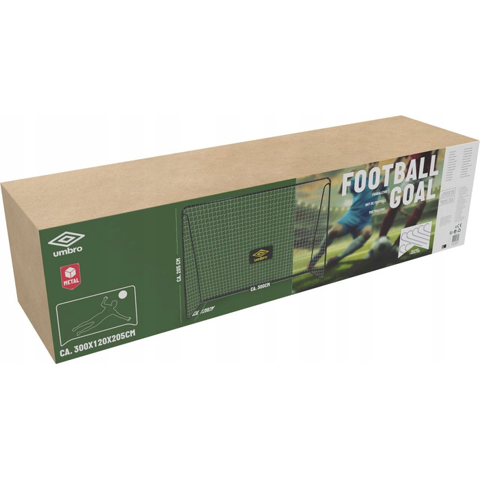 Футбольні ворота UMBRO 300x205x120 см