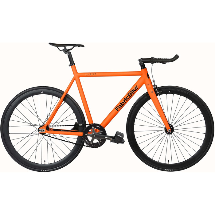 Велосипед FabricBike Light фіксований, алюмінієва рама 28'', 9.45 кг, армійський помаранчевий, розмір M-54 см