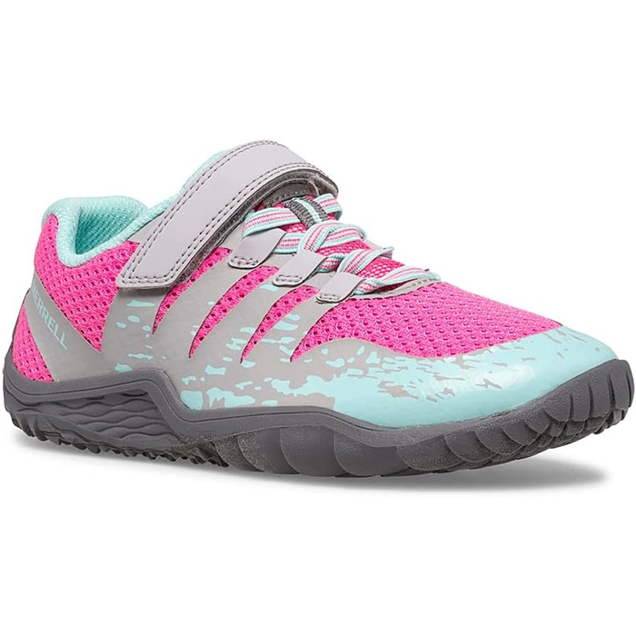 Кросівки Merrell Trail Glove 5 A/C для дітей та дорослих, сірі з рожевим та блакитним, 38 EU