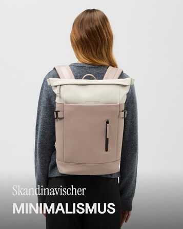 Рюкзак Kapten & Son Aarhus 14 л, водостійкий, роллтоп, для ноутбука 14'', унісекс, для подорожей, міста, університету та роботи