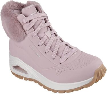 Черевики-снейкерси Skechers Women's Street UNO Rugged - Fall Air, 41 EU, рожевий колір, матеріал Durabuck, штучне хутро