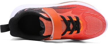 Дитячі спортивні кросівки для хлопчиків. Зручні, дихаючі кросівки для занять спортом та активного відпочинку. Колір: чорний, помаранчевий. Розмір: 37 EU