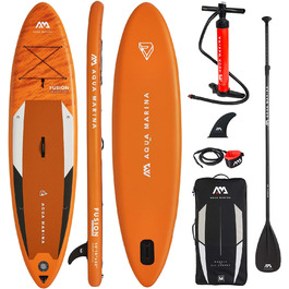 Надувна SUP-дошка Aqua Marina Fusion для серфінгу та веслування, комплект