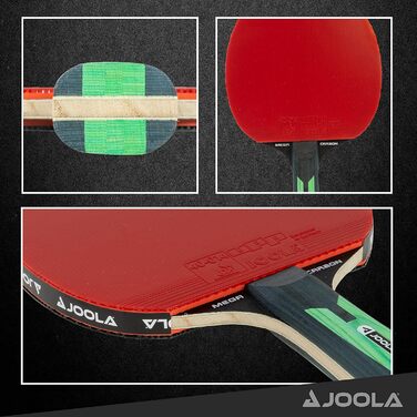 Професійна ракетка для настільного тенісу JOOLA MEGA CARBON, ITTF, карбонова, для змагань та досвідчених гравців