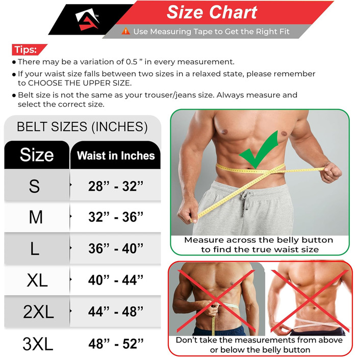 AQF Пояс для важкої атлетики з пряжкою Lever, 4' Ширина 10 мм, Шкіряний пояс - Сертифікований IPL USPA, Пояс для силових тренувань, Підйомник, Пояс для важкої атлетики для фітнесу, пауерліфтингу, чорний