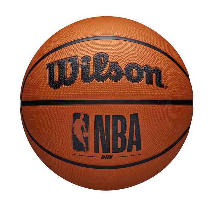 Баскетбольний м'яч Wilson NBA DRV Serie для гри в приміщенні та на вулиці, коричневий, розмір 7