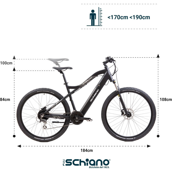Електровелосипед F.lli Schiano E-Mercury 29