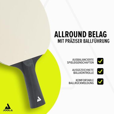 Набір пінг-понгу JOOLA Colorato, Colorato Duo та Black&White - ідеальний для сім'ї, початківців та професіоналів BLACK&WHITE Single