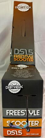 Трюковий самокат Driftwerk DS1.5 для дітей, неохром райдужний
