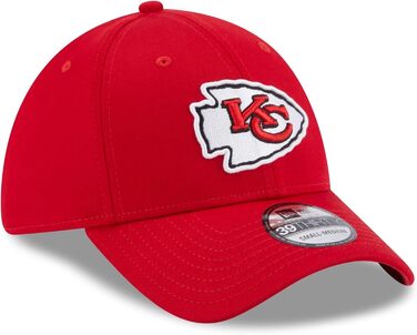 Кепка New Era NFL 39Thirty з логотипом команди, American Football, для всіх команд NFL, кольори команди (M-L, #6-Chiefs-Scarlet-33519)