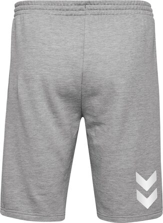 Чоловічі спортивні шорти Hummel Core Poly дихаючі, сірий меланж, розмір L