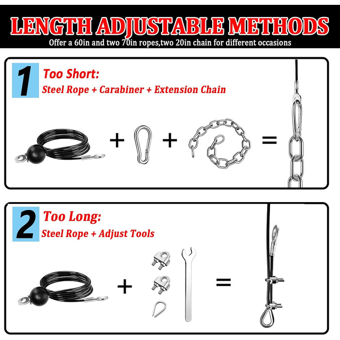 Система тренажерів Taeku Seilzug для LAT Pull Down, біцепс, трицепс, з 2 ланцюгами та штангою 102 см